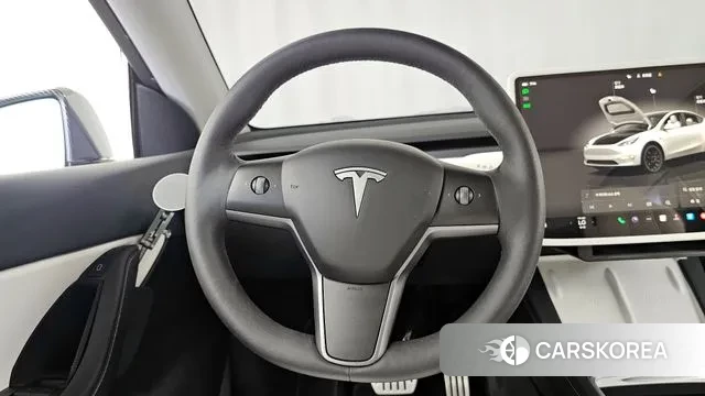Tesla Model Y 2022 Белый из Кореи, фото 4