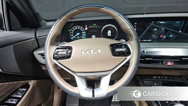 Kia K8 Hybrid 2021 Темно-зеленый из Кореи, фото 4