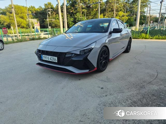 Hyundai Avante (CN7) 2022 Серебристо-серый из Кореи, фото 4