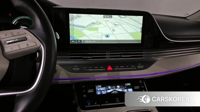 Hyundai The New Grandeur IG Hybrid 2022 Черный из Кореи, фото 4