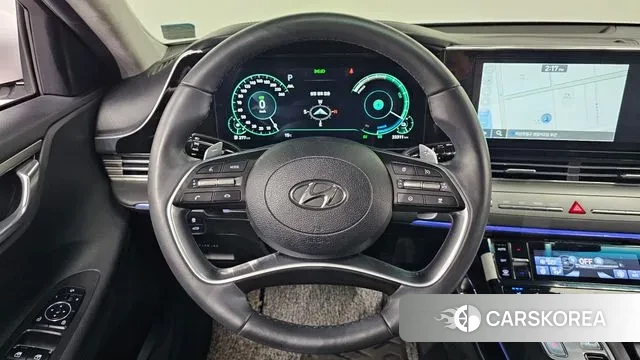Hyundai The New Grandeur IG Hybrid 2022 Белый из Кореи, фото 4
