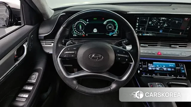 Hyundai The New Grandeur IG Hybrid 2021 Черный из Кореи, фото 4