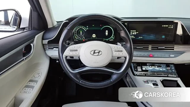 Hyundai The New Grandeur IG Hybrid 2021 Белый из Кореи, фото 4