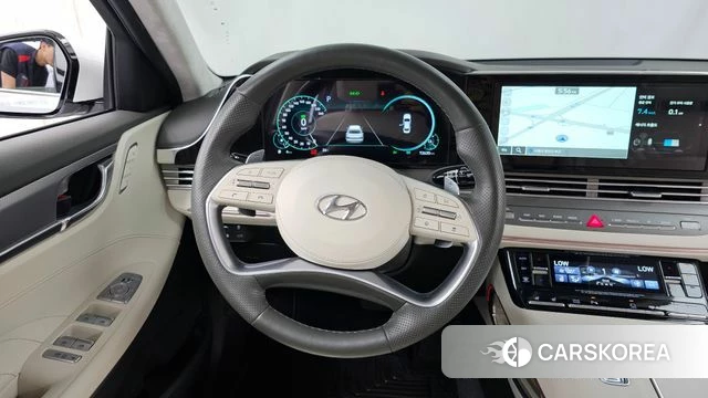 Hyundai The New Grandeur IG Hybrid 2021 Белый из Кореи, фото 4