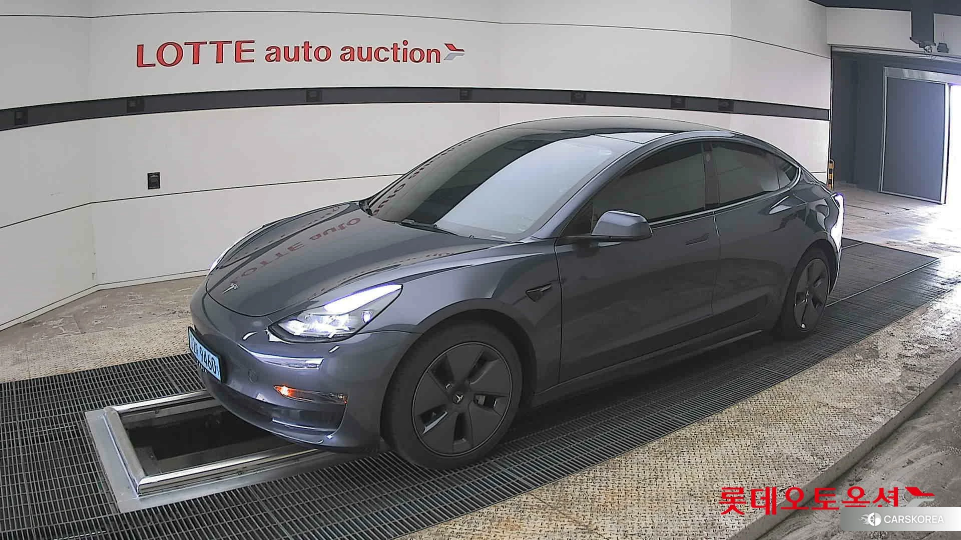 Tesla Model 3 Long Range 2022 Midnight Silver Metallic из Кореи, фото 4