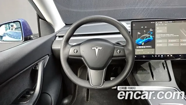 Tesla Model Y 2021 Синий из Кореи, фото 4