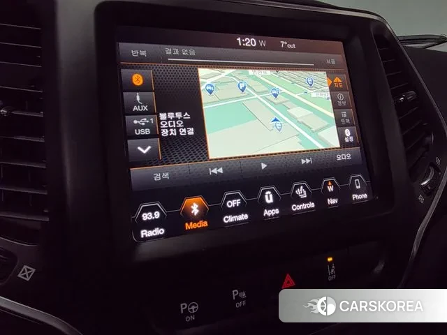 Jeep Cherokee (KL) 2019 Черный из Кореи, фото 4