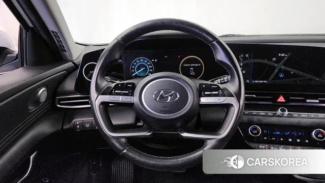 Hyundai Avante Hybrid (CN7) 2021 Белый из Кореи, фото 4