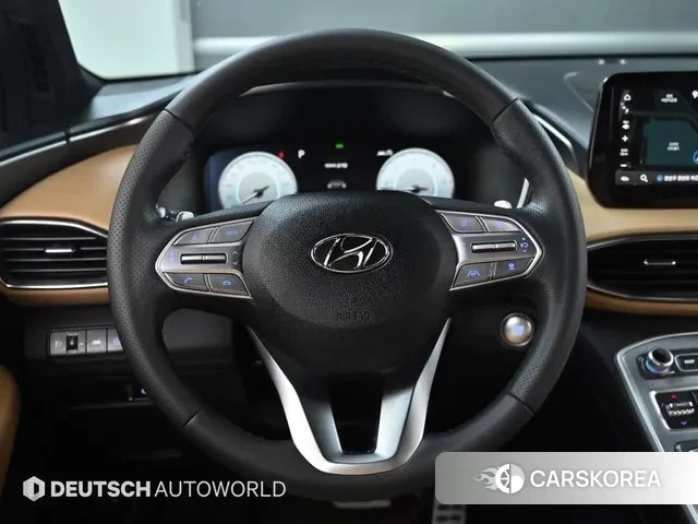 Hyundai The New Santa Fe 2022 Белый из Кореи, фото 4