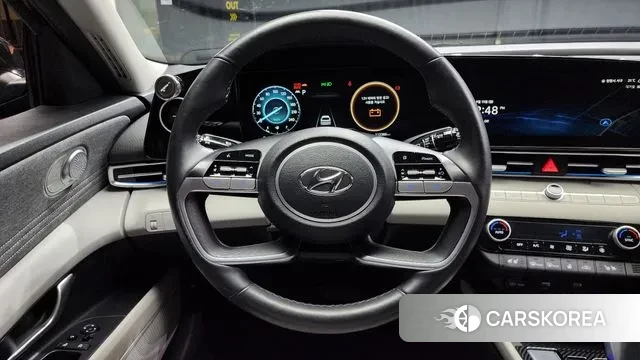 Hyundai Avante Hybrid (CN7) 2021 Черный из Кореи, фото 4