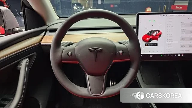 Tesla Model Y 2021 Красный из Кореи, фото 4