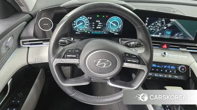 Hyundai Avante Hybrid (CN7) 2021 Синий из Кореи, фото 4