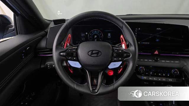 Hyundai The New Avante (CN7) 2024 Небесно-голубой из Кореи, фото 4