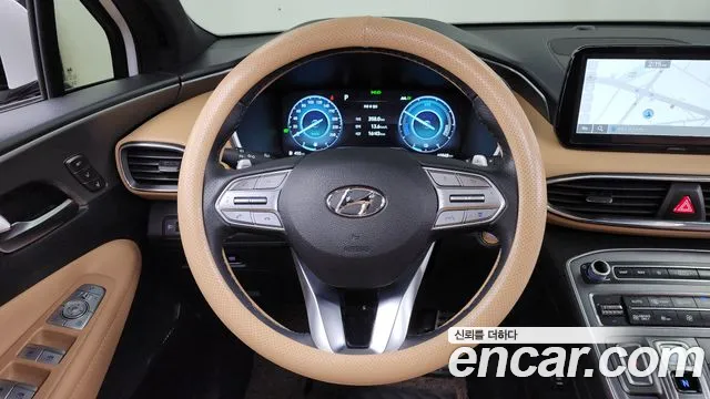 Hyundai The New Santa Fe 2023 Белый из Кореи, фото 4