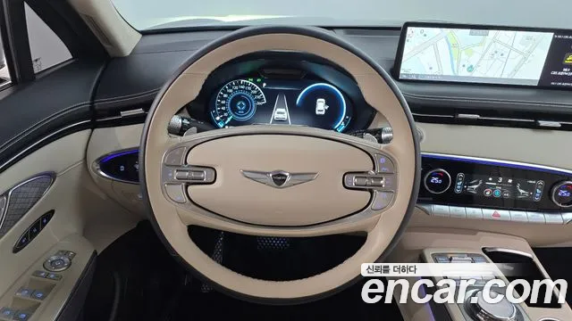 Genesis GV70 2022 Темно-зеленый из Кореи, фото 4