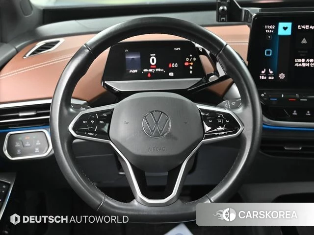 Volkswagen ID.4 2022 Серебристо-серый из Кореи, фото 4
