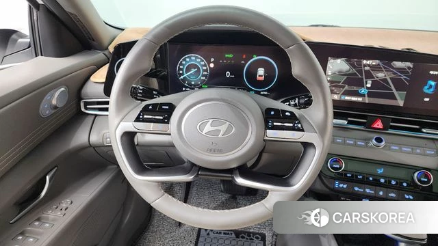 Hyundai The New Avante Hybrid (CN7) 2024 Белый из Кореи, фото 4