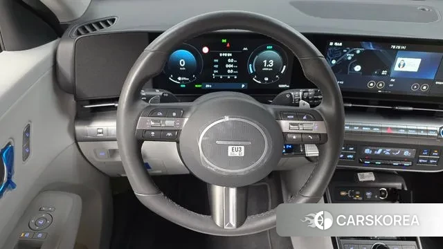 Hyundai Kona Hybrid (SX2) 2023 Серебристо-серый из Кореи, фото 4