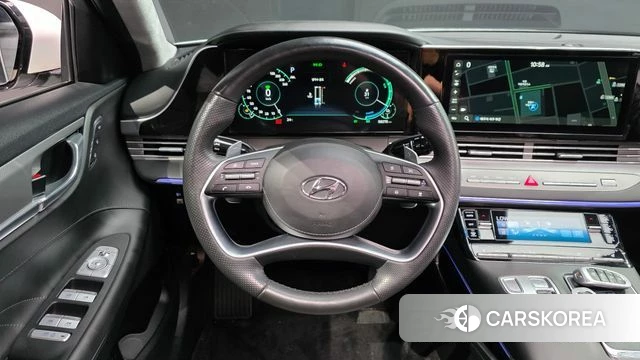 Hyundai The New Grandeur IG Hybrid 2021 Белый из Кореи, фото 4
