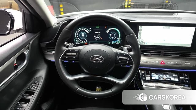 Hyundai The New Grandeur IG Hybrid 2022 Белый из Кореи, фото 4