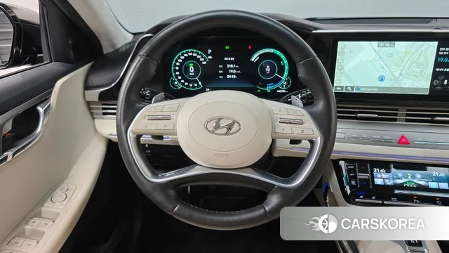 Hyundai The New Grandeur IG Hybrid 2022 Черный из Кореи, фото 4