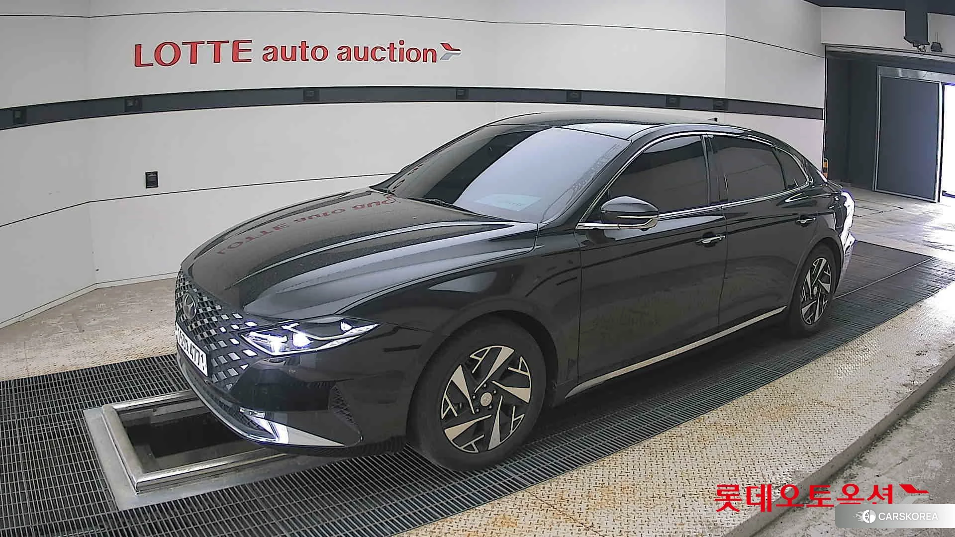 Hyundai Grandeur Hybrid 2021 Midnight Black из Кореи, фото 4