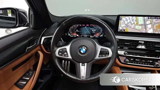 BMW 5 Series (G30) 2023 Черный из Кореи, фото 4