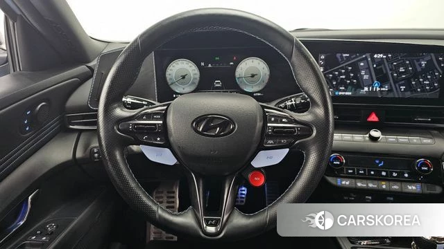 Hyundai Avante (CN7) 2021 Небесно-голубой из Кореи, фото 4