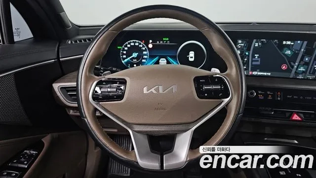 Kia K8 Hybrid 2021 Темно-зеленый из Кореи, фото 4