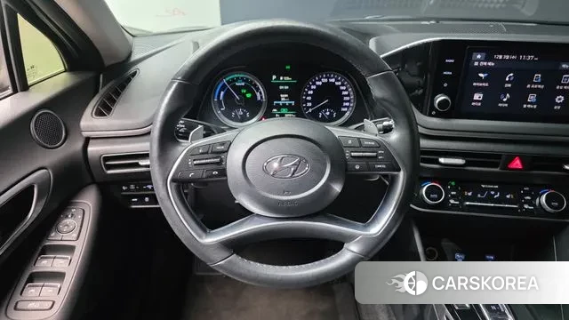 Hyundai Sonata Hybrid (DN8) 2022 Черный из Кореи, фото 4