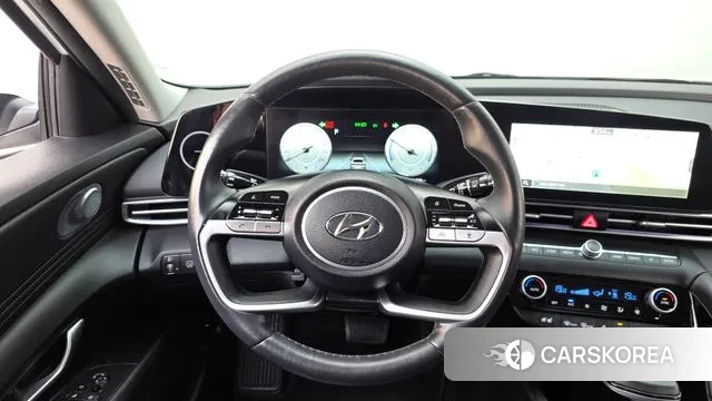 Hyundai Avante Hybrid (CN7) 2022 Белый из Кореи, фото 4