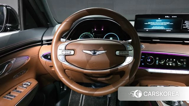 Genesis GV70 2021 Черный из Кореи, фото 4