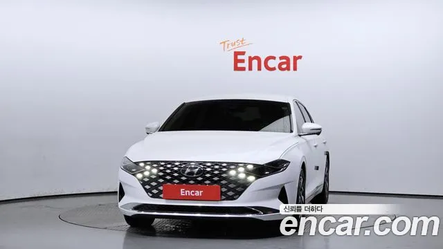 Hyundai The New Grandeur IG Hybrid 2021 Белый из Кореи, фото 4