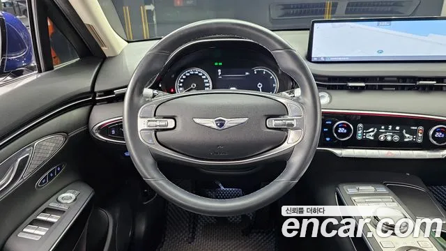 Genesis GV70 2021 Синий из Кореи, фото 4