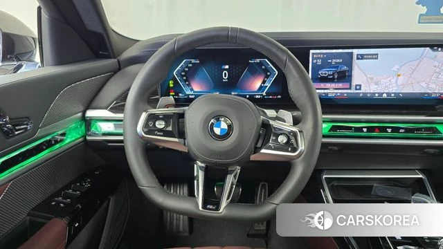 BMW 7 Series (G70) 2024 Черный из Кореи, фото 4