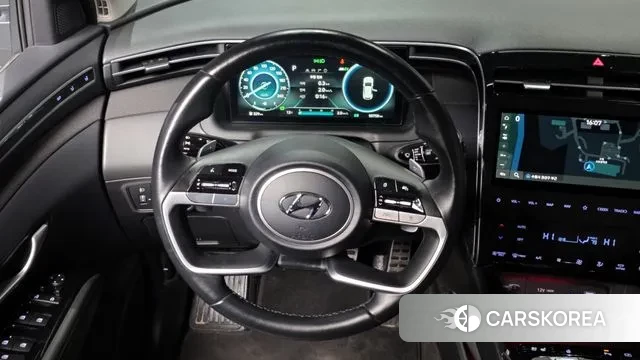 Hyundai Tucson Hybrid (NX4) 2021 Белый из Кореи, фото 4