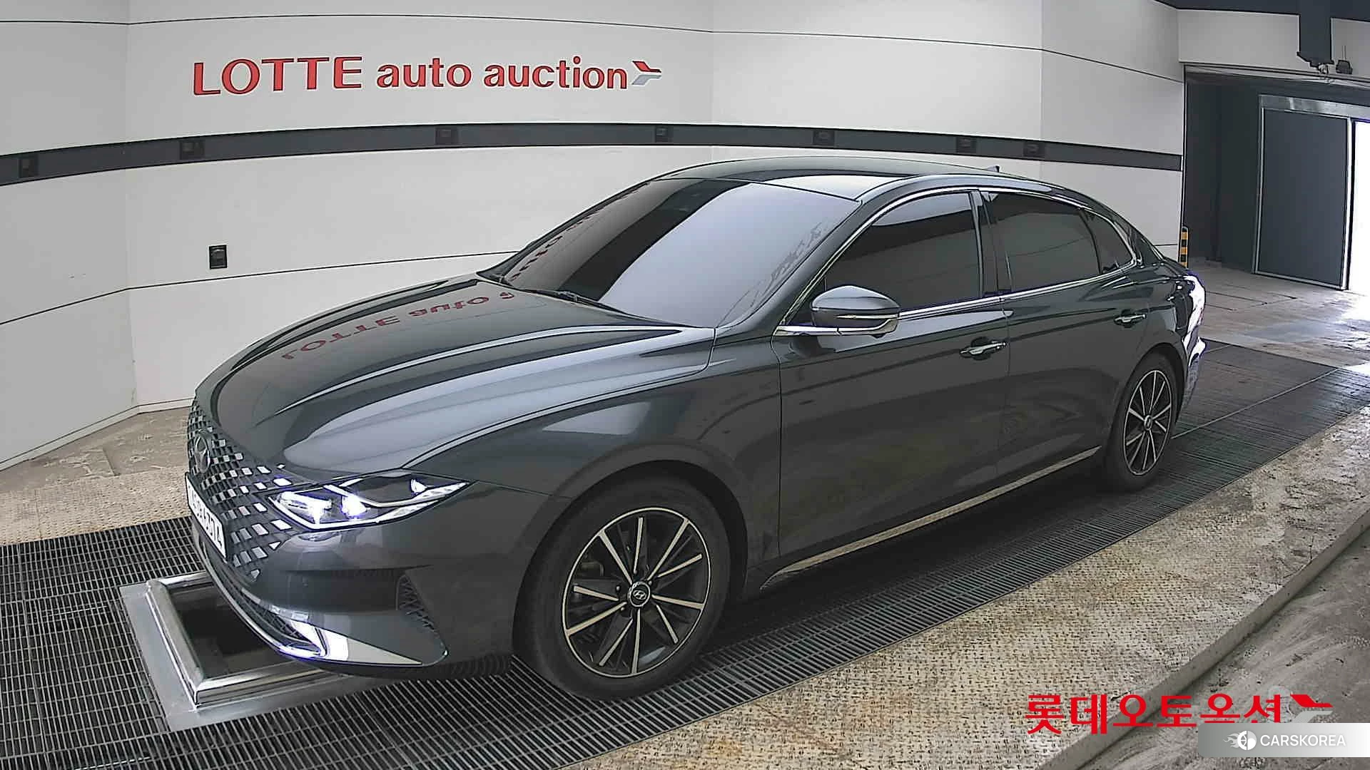 Hyundai Grandeur 2022 Nocturne Grey Metallic из Кореи, фото 4
