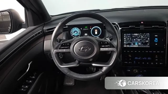 Hyundai Tucson Hybrid (NX4) 2021 Зеленый из Кореи, фото 4