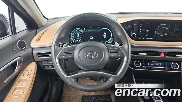 Hyundai Sonata Hybrid (DN8) 2019 Черный из Кореи, фото 4