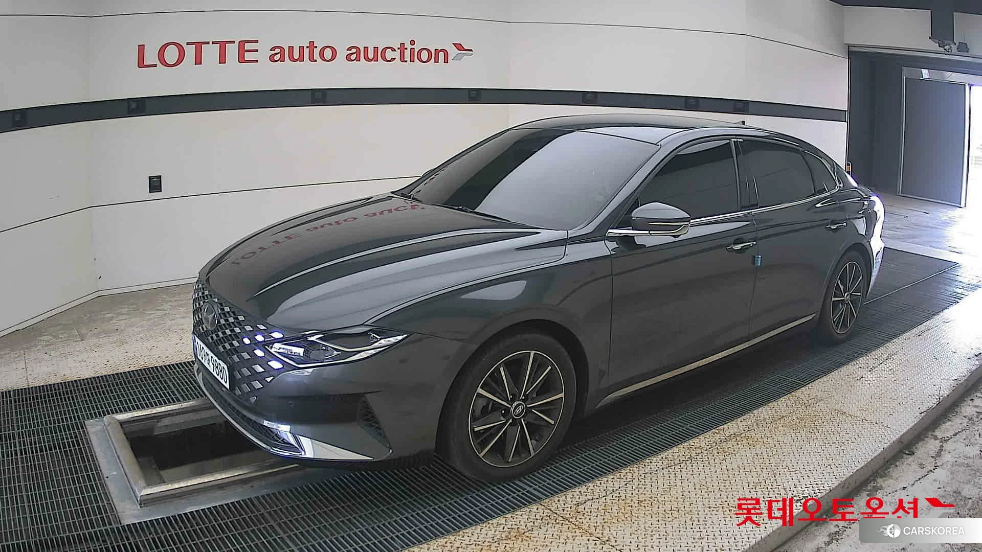 Hyundai Grandeur 2023 Nocturne Grey Metallic из Кореи, фото 4