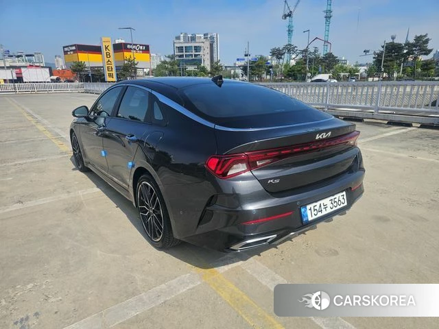 Kia K5 3rd generation 2022 Темно-зеленый из Кореи, фото 4