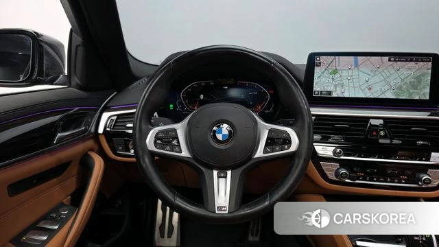 BMW 5 Series (G30) 2021 Черный из Кореи, фото 4