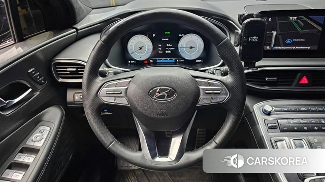 Hyundai The New Santa Fe 2021 Черный из Кореи, фото 4