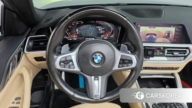 BMW 4 Series (G22) 2021 Небесно-голубой из Кореи, фото 4