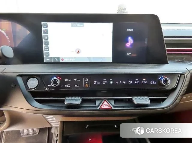 Kia K8 Hybrid 2022 Черный из Кореи, фото 4