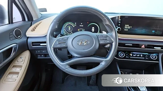 Hyundai Sonata Hybrid (DN8) 2019 Белый из Кореи, фото 4