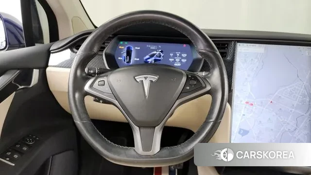 Tesla Model X 2019 Синий из Кореи, фото 4