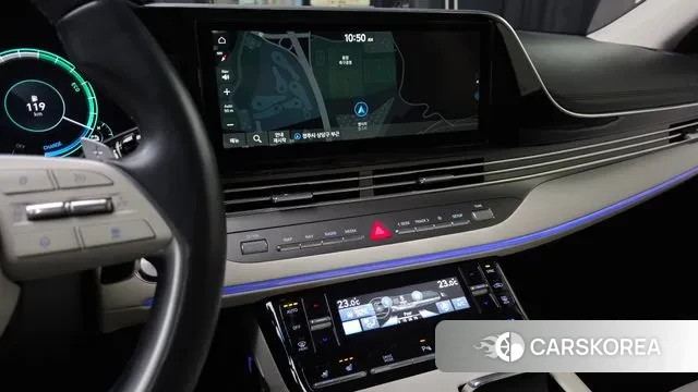 Hyundai The New Grandeur IG Hybrid 2021 Серый из Кореи, фото 4