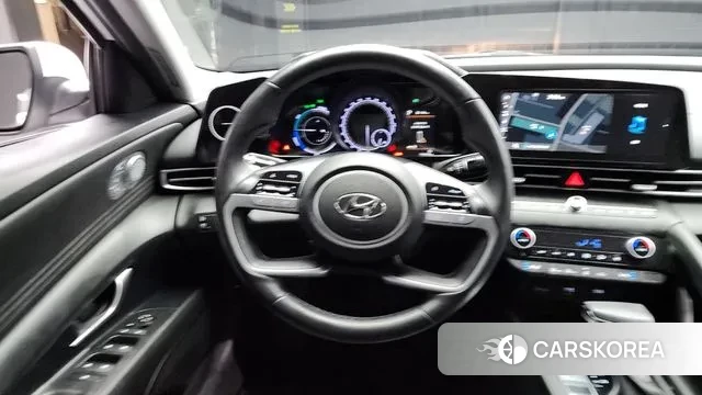 Hyundai Avante Hybrid (CN7) 2021 Белый из Кореи, фото 4