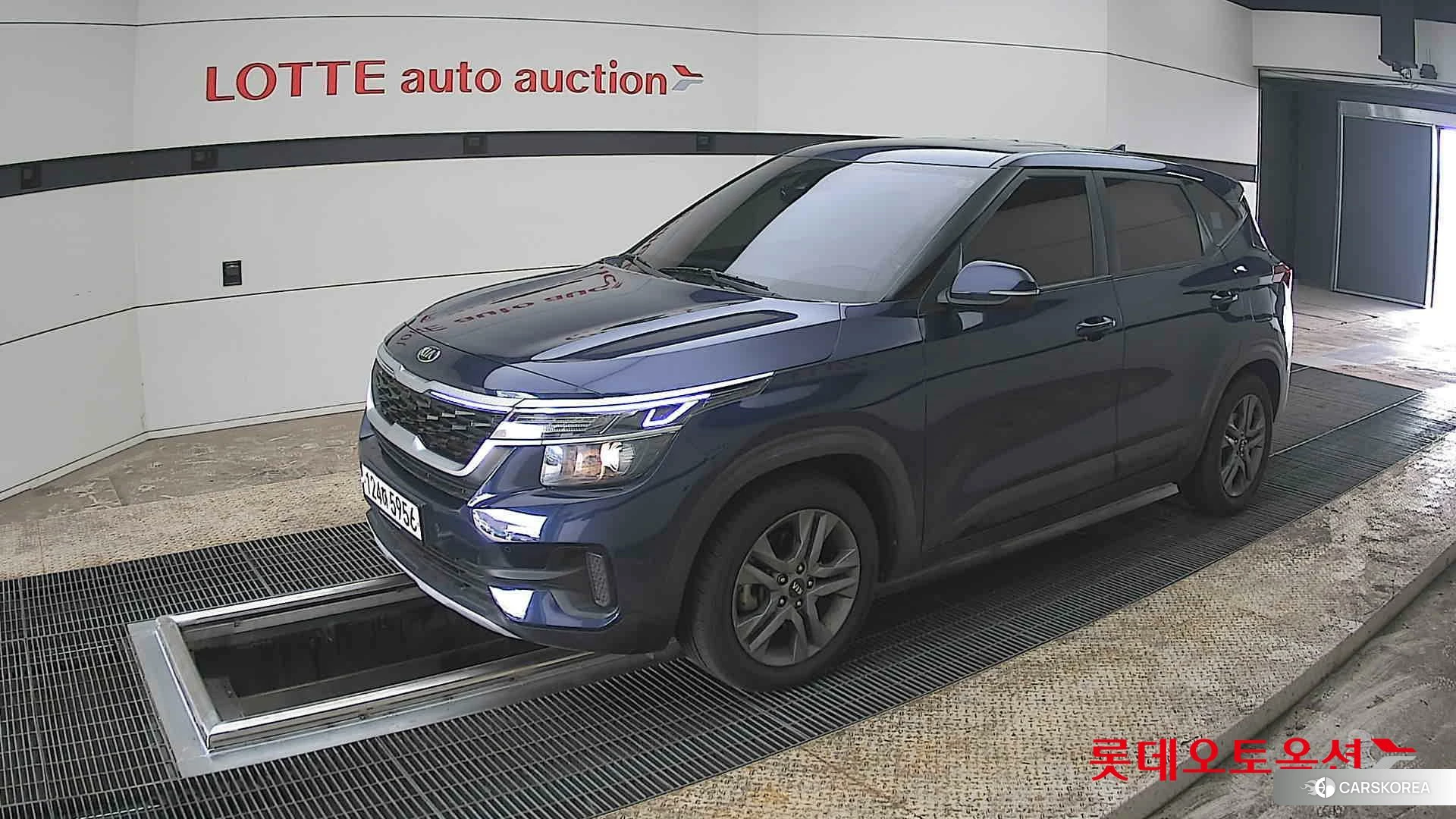 Kia Seltos 2022 Dark Ocean Blue из Кореи, фото 4